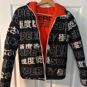 Superdry Women's Density Visions Reversible Puffer Jacket